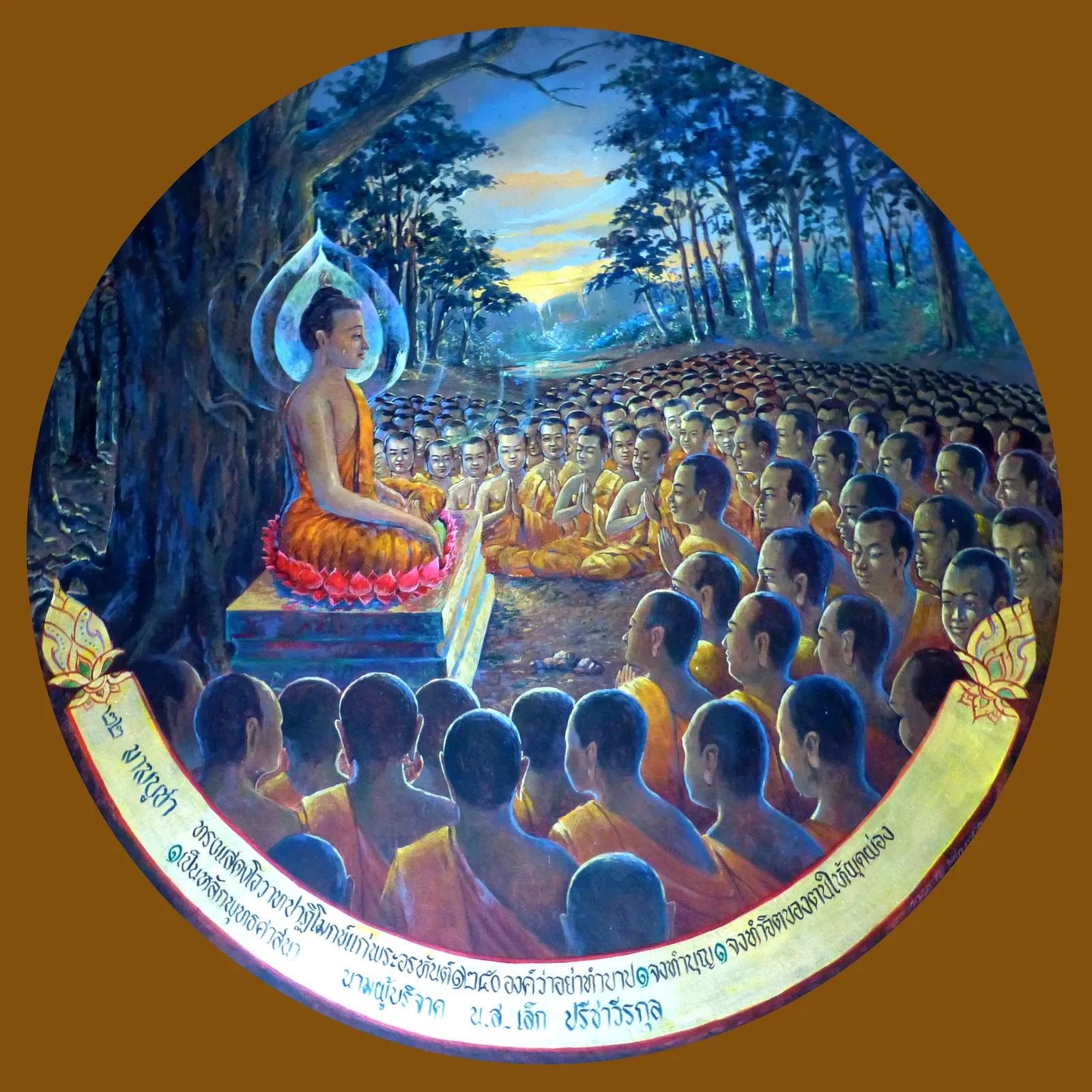 Makha Bucha: la festa buddhista dei 1.250 monaci
