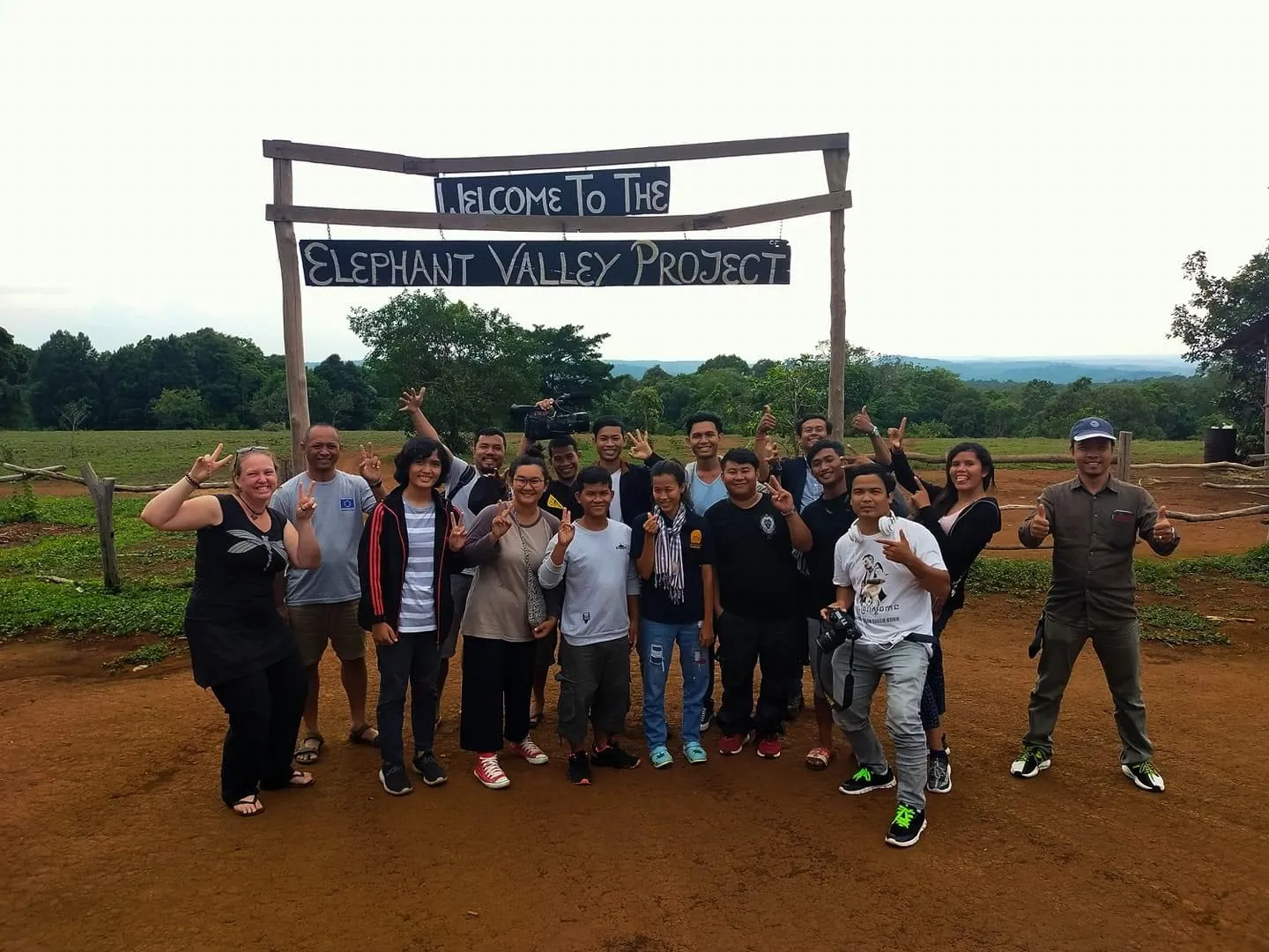 L'ingresso dell'Elephant Valley Project L'ingresso dell'Elephant Valley Project, il santuario degli elefanti di Mondulkiri nella Cambogia orientale
