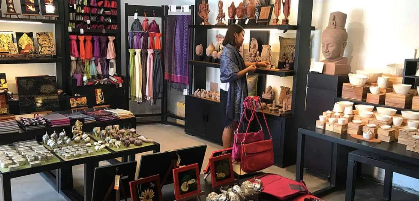 Negozio di souvenir, Phare Boutique a Siem Reap