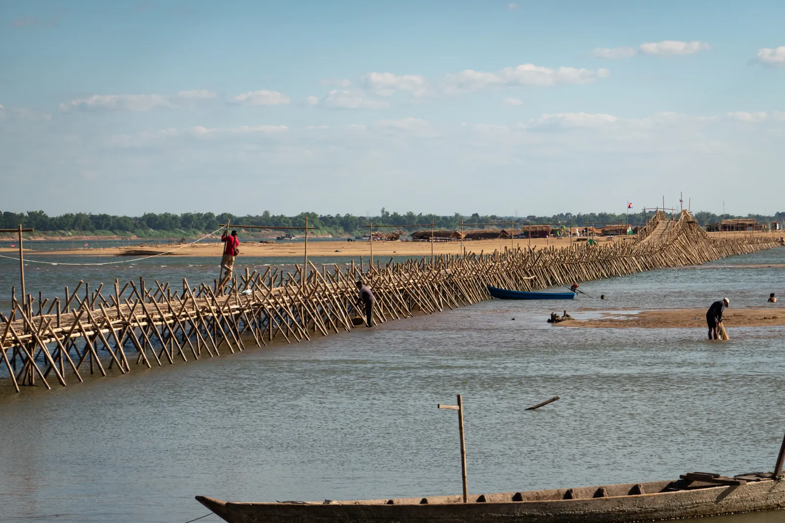 Kampong Cham: il ponte di bambù e relax sul Mekong