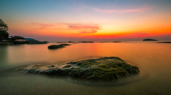 Koh Rong e Koh Rong Samloem, isole da sogno tramonto rosso fuoco a Koh Rong