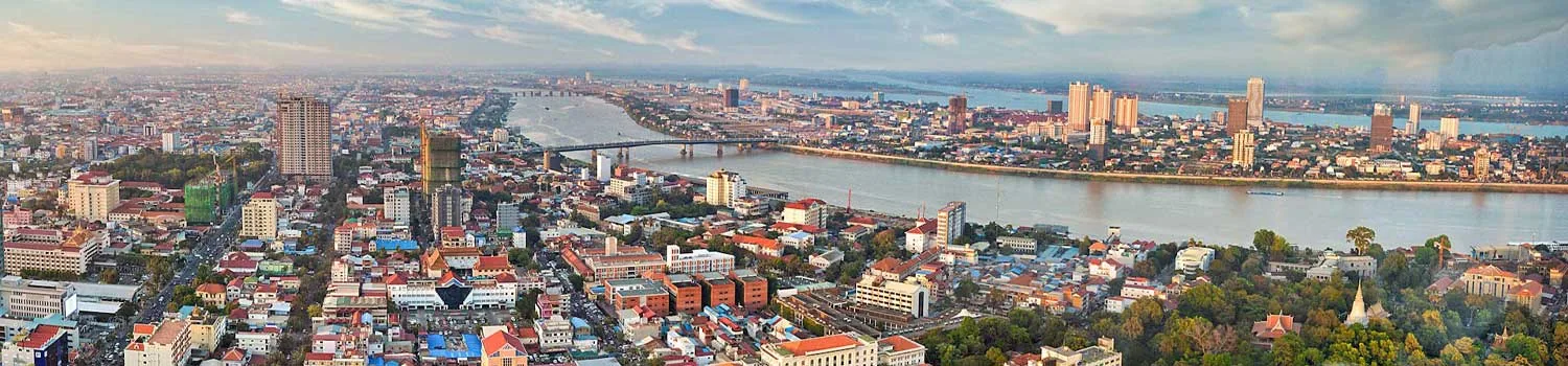 phnom penh veduta dall'alto