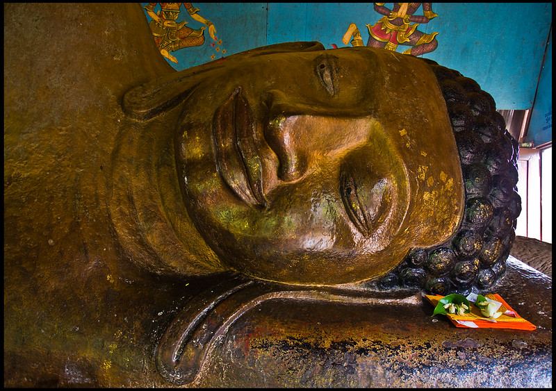 testa di Buddha al tempio Prasat Rong Chen
